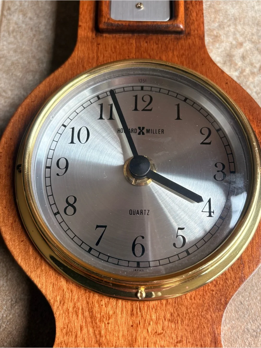 Howard Miller 612-718 Wall Weather Station Barometer Hygrometer Clock
